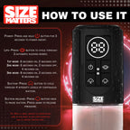 Size Matters Sucking Penis Pump - Clear USB Rechargeable Penis Pump - Hush Store Sydney 