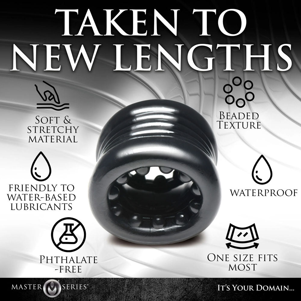 Master Series Ball Stack Ball Stretcher - Black - Black Ball Stretcher - Hush Store Sydney 