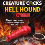 Creature Cocks Hell-Hound Keychain - Novelty Fantasy Dildo Keyring - Hush Store Sydney 