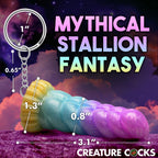 Creature Cocks Mystique Unicorn Keychain - Novelty Fantasy Dildo Keyring - Hush Store Sydney 