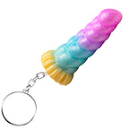 Creature Cocks Mystique Unicorn Keychain - Novelty Fantasy Dildo Keyring - Hush Store Sydney 