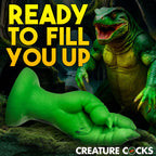 Creature Cocks Raptor Claw Fisting Silicone Dildo - Green 21.8 cm Claw Fantasy Dildo