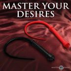 Master Series Viper Tail - Black - Black Silicone Whip - Hush Store Sydney 