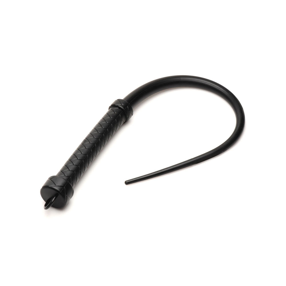 Master Series Viper Tail - Black - Black Silicone Whip - Hush Store Sydney 
