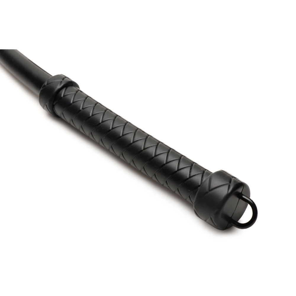 Master Series Viper Tail - Black - Black Silicone Whip - Hush Store Sydney 