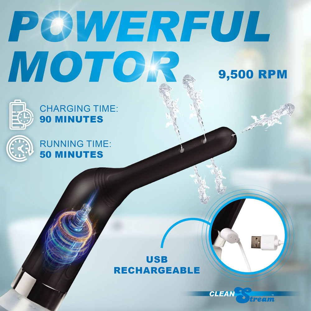 CleanStream Automatic Enema Set - USB Rechargeable Douche - 350 ml Capacity