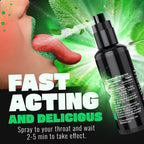 Good Blow Deep Throat Spray - Spearmint - Spearmint Flavoured Numbing Spray - 59 ml Spray - Hush Store Sydney 