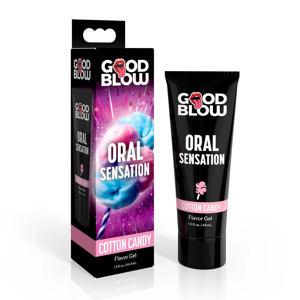 Good Blow Oral Sensation Gel - Cotton Candy - Cotton Candy Flavoured Oral Sex Gel - 44 ml Tube - Hush Store Sydney 