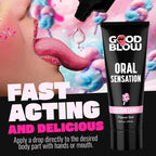 Good Blow Oral Sensation Gel - Cotton Candy - Cotton Candy Flavoured Oral Sex Gel - 44 ml Tube - Hush Store Sydney 