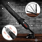 Master Series Ultimate Power Pounder - Black 30 cm USB Rechargeable Thrusting Vibrator