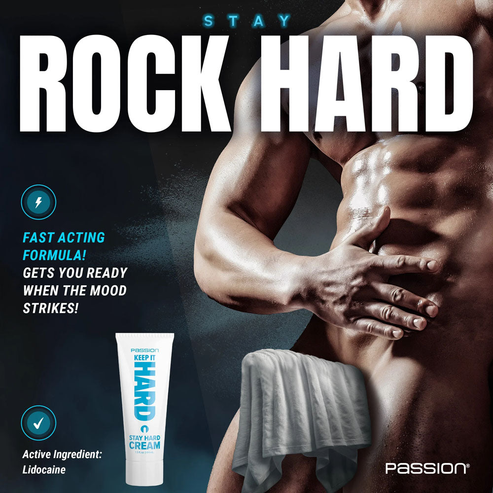 Passion Keep It Hard - Stay Hard Cream - 44 ml - Hush Store Sydney 