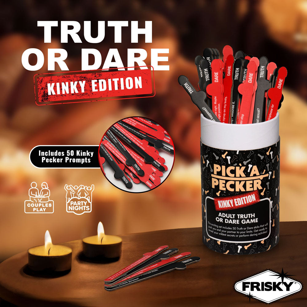 Frisky Pick A Pecker - Kinky Edition - Adult Truth Or Dare Game - Hush Store Sydney 