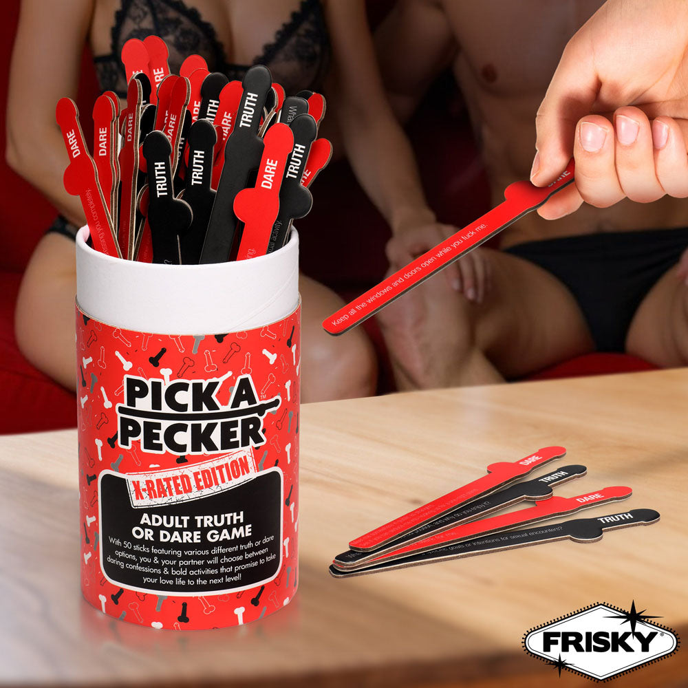 Frisky Pick A Pecker - X-Rated Edition - Adult Truth Or Dare Game - Hush Store Sydney 