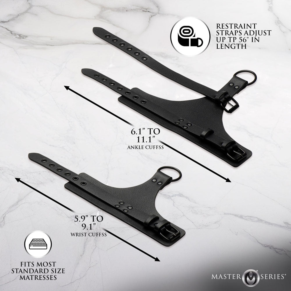 Master Series All Access - Bed Restraint Kit - Hush Store Sydney 