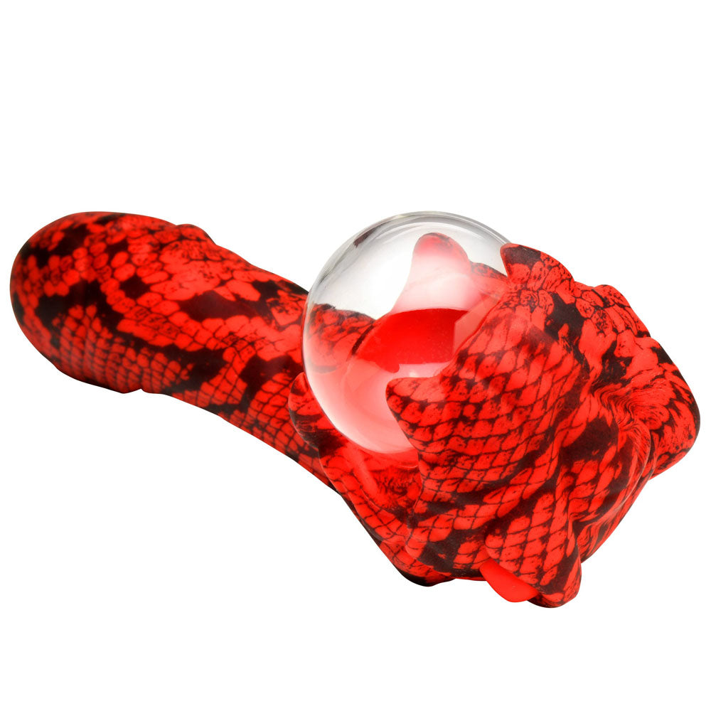Creature Cocks Cobra - Red 18.5 cm USB Rechargeable Fantasy Vibrator with Plasma Ball - Hush Store Sydney 