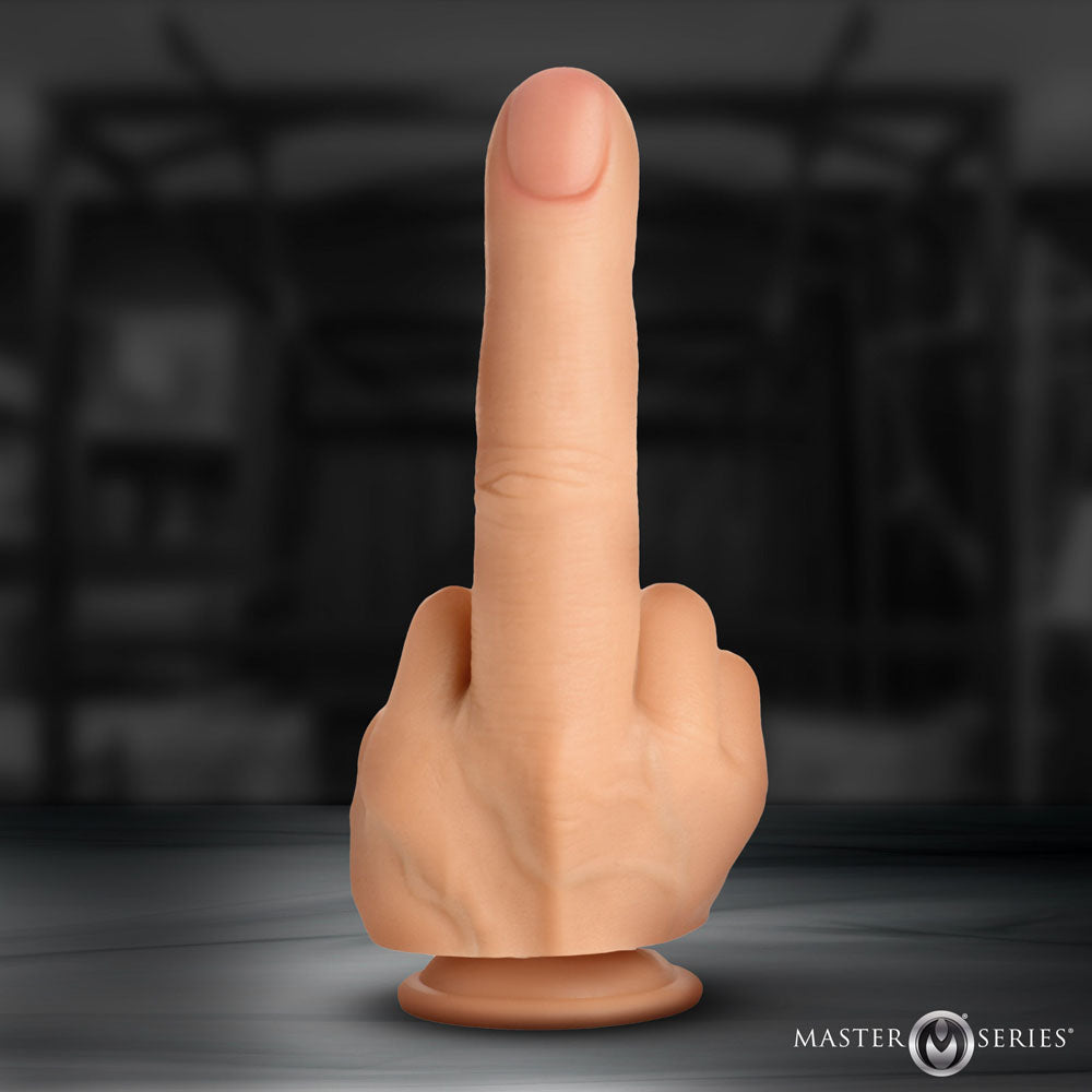Master Series The Finger - Flesh 21.3 cm Giant Finger Dildo - Hush Store Sydney 
