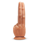 Master Series The Pleaser - Flesh 23.6 cm Double Finger Dildo - Hush Store Sydney 