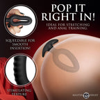 Master Series Pop Plugs - Black Anal Plug Trainer Set - Set of 3 Sizes - Hush Store Sydney 