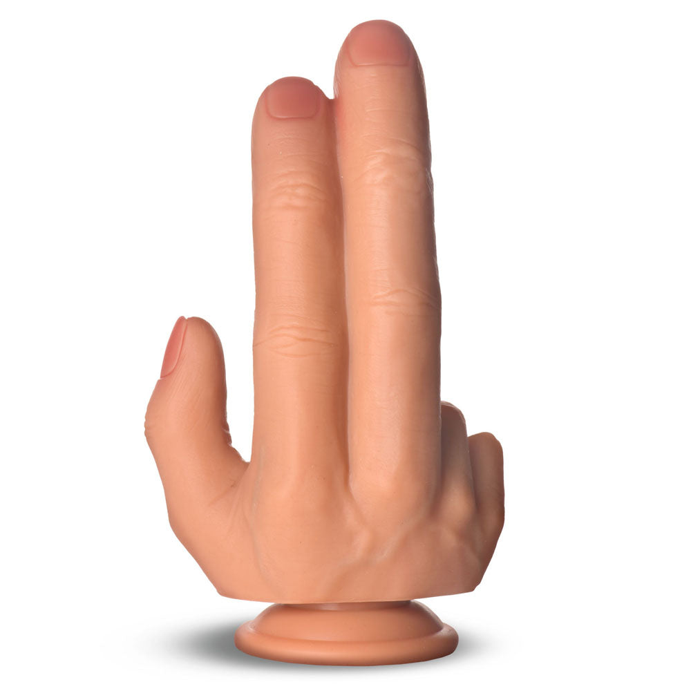 Master Series The Shocker - Flesh 20.8 cm Finger Dildo - Hush Store Sydney 