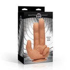 Master Series The Shocker - Flesh 20.8 cm Finger Dildo - Hush Store Sydney 