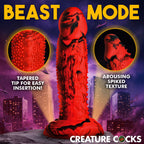 Creature Cocks Gojira - Red/Black 18.5 cm Fantasy Dildo