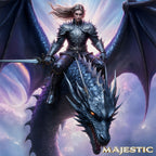 Majestic Eryndor - Opal 22.9 cm Fantasy Dragon Dildo