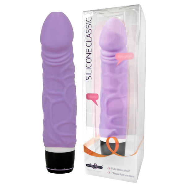 Silicone Classic - Purple 17 cm (6.75'') Vibrator - Hush Store Sydney 