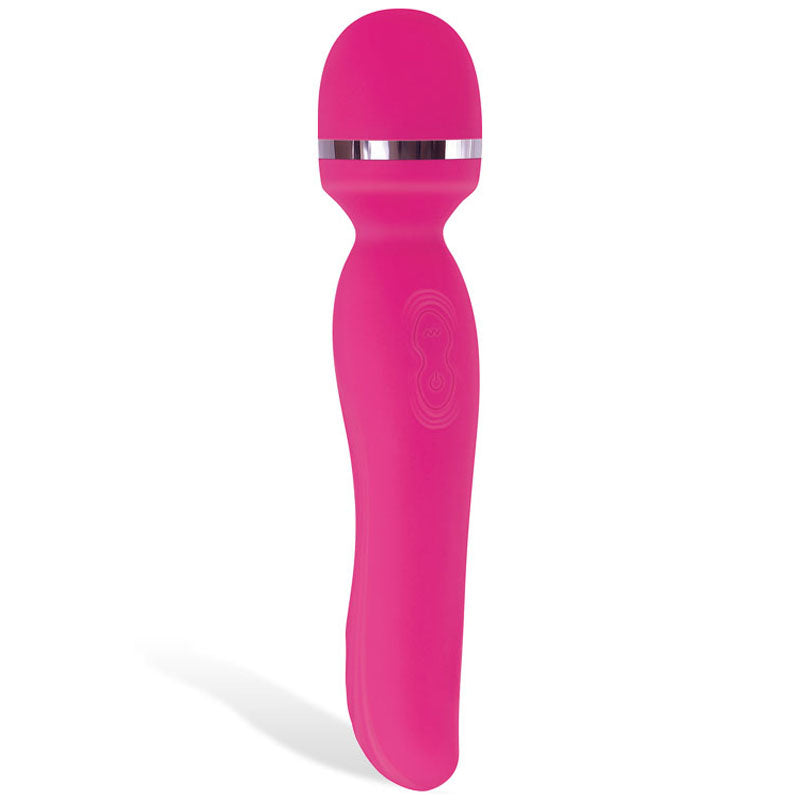 Adam & Eve Intimate Curves Rechargeable Wand - Pink 19.7 cm (7.75'') USB Rechargeable Massage Wand