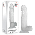 Adam & Eve Crystal Clear 8'' Dildo - Clear 20.3 cm (8'') Dong - Hush Store Sydney 