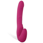 Adam & Eve Eve's Vibrating Strapless Strap-On - Pink 22 cm (8.75'') USB Rechargeable Strapless Strap-On