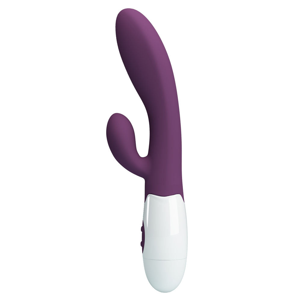 Party Up BEN Classic Vibe - Purple - Purple 20 cm Rabbit Vibrator - Hush Store Sydney 