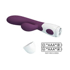 Party Up BEN Classic Vibe - Purple - Purple 20 cm Rabbit Vibrator - Hush Store Sydney 