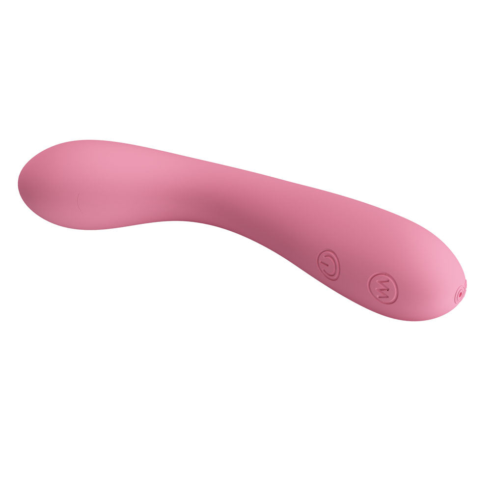 Party Up JOHN Flexible Vibe - Pink - Pink 16 cm USB Rechargeable Vibrator
