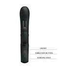 Party Up COLIN Rabbit Vibe - Black - Black 21 cm USB Rechargeable Rabbit Vibrator