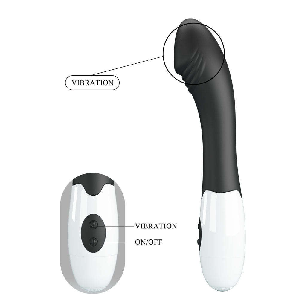 Party Up BILL Classic Vibe - Black - Black 19 cm Vibrator