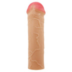 Party Up OSCAR 1 Inch Extender Sleeve - Flesh 1 Inch Penis Extender Sleeve - Hush Store Sydney 