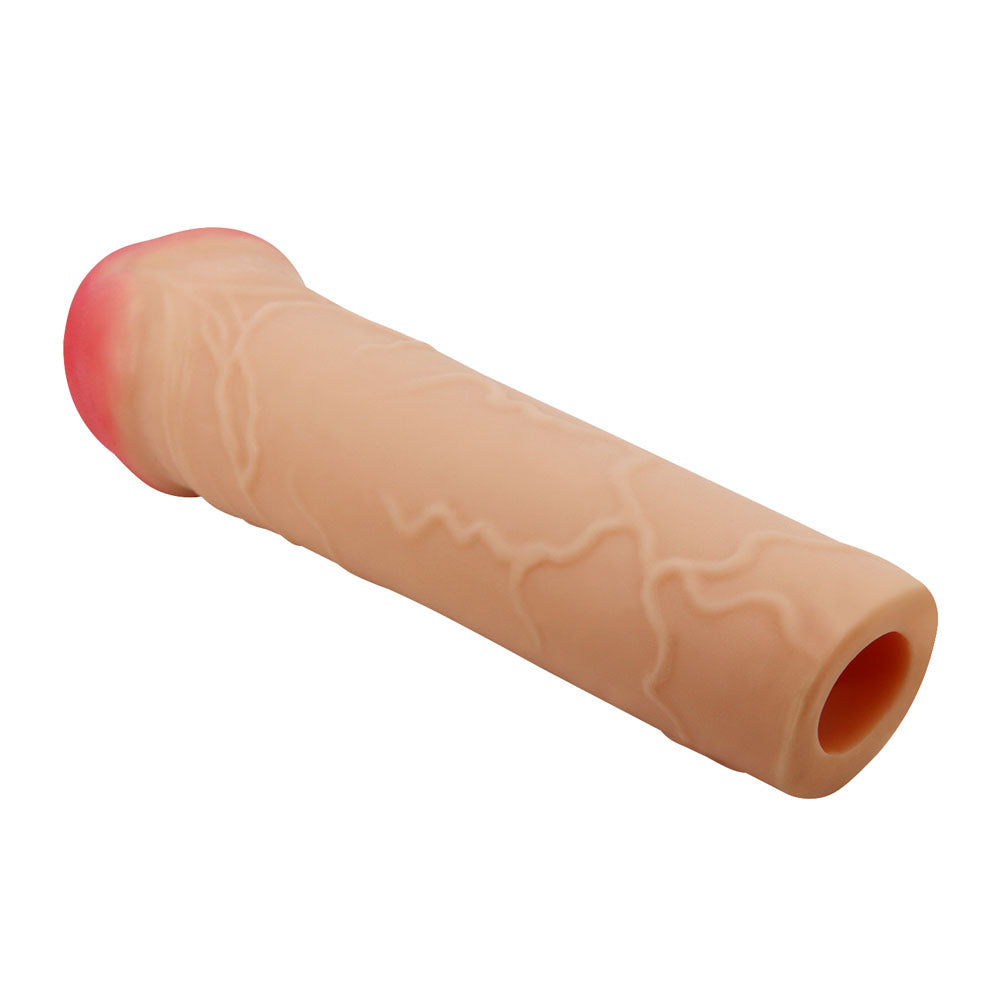 Party Up OSCAR 1 Inch Extender Sleeve - Flesh 1 Inch Penis Extender Sleeve - Hush Store Sydney 