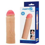 Party Up PARKER 2 Inch Extender Sleeve - Flesh 2 Inch Penis Extender Sleeve - Hush Store Sydney 