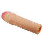 Party Up PARKER 2 Inch Extender Sleeve - Flesh 2 Inch Penis Extender Sleeve - Hush Store Sydney 