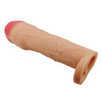 Party Up PATRICK 2 Inch Extender Sleeve - Flesh 2 Inch Penis Extender Sleeve with Ball Strap - Hush Store Sydney 