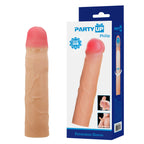 Party Up PHILIP 3 Inch Extender Sleeve - Flesh 3 Inch Penis Extender Sleeve
