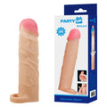 Party Up RICHARD 3 Inch Extender Sleeve - Flesh 3 Inch Penis Extender Sleeve with Ball Strap - Hush Store Sydney 