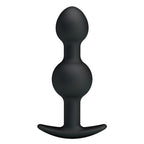 Party Up JAMES Anal Bead Plug - Black 10.4 cm Beaded Butt Plug