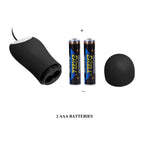 Party Up JASON Vibrating Anal Plug - Black 8.5 cm Vibrating Butt Plug with Remote