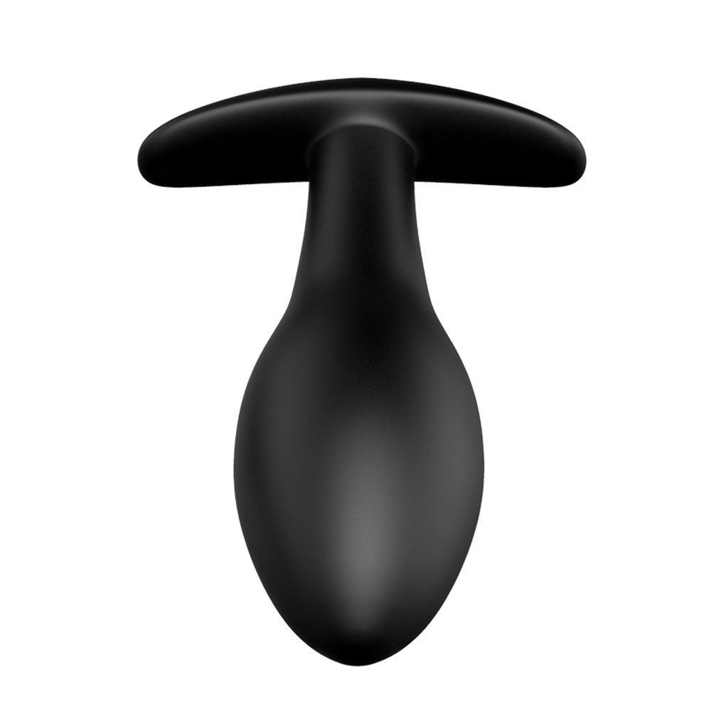 Party Up JEFF Silicone Plug - Black 8.5 cm Butt Plug