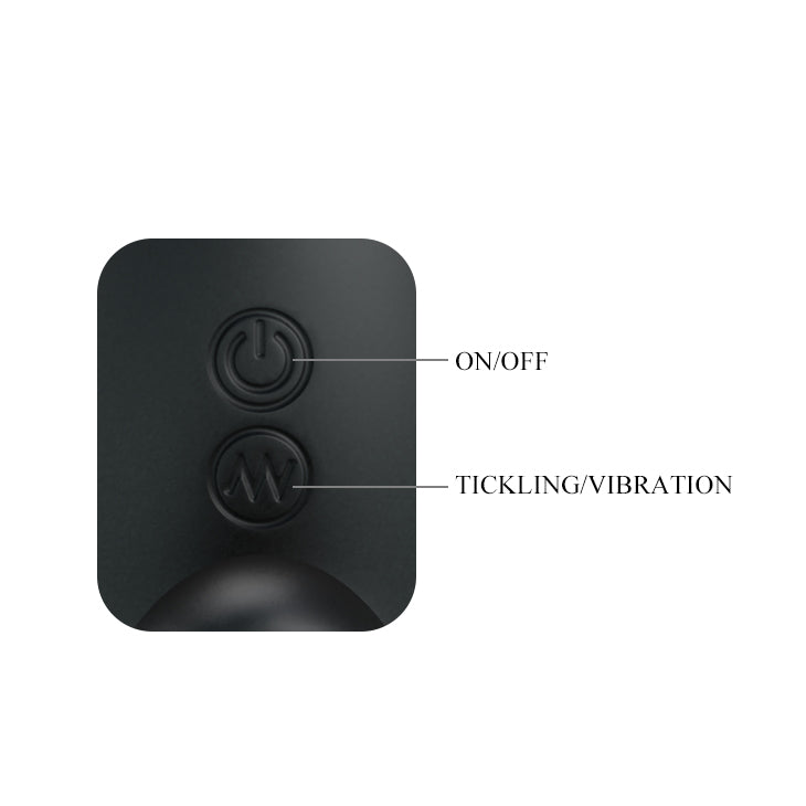 MR PLAY Prostate Massager - Black USB Rechargeable Prostate Massager with Flicking Tip - Hush Store Sydney 