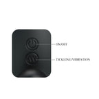 MR PLAY Prostate Massager - Black USB Rechargeable Prostate Massager with Flicking Tip - Hush Store Sydney 