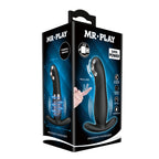 MR PLAY Prostate Massager - Black USB Rechargeable Prostate Massager with Flicking Tip - Hush Store Sydney 