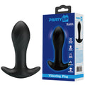 Party Up KEITH Vibrating Plug - Black 10.5 cm USB Rechargeable Vibrating Butt Plug - Hush Store Sydney 