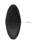 Party Up KEITH Vibrating Plug - Black 10.5 cm USB Rechargeable Vibrating Butt Plug